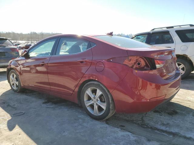 5NPDH4AE7GH788204 - 2016 HYUNDAI ELANTRA SE BURGUNDY photo 2