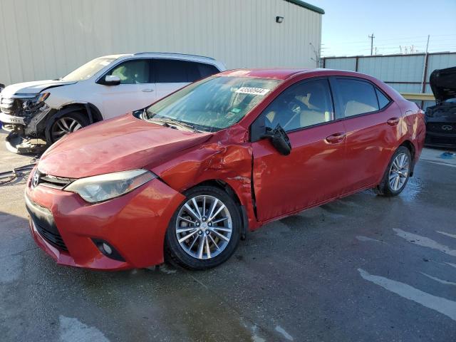 5YFBURHE6EP013611 - 2014 TOYOTA COROLLA L RED photo 1