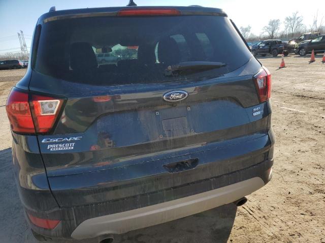 1FMCU9HD8KUB16003 - 2019 FORD ESCAPE SEL BLUE photo 6