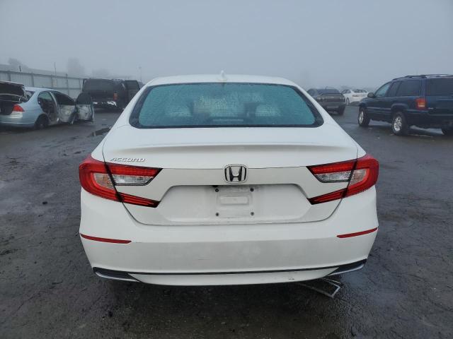 1HGCV1F10MA055909 - 2021 HONDA ACCORD LX WHITE photo 6