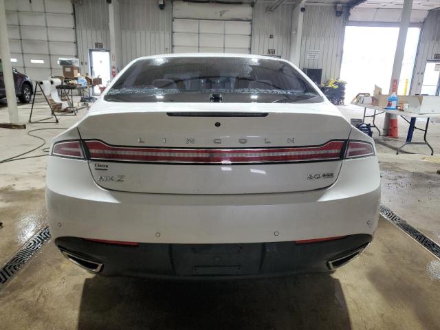3LN6L2J9XDR809243 - 2013 LINCOLN MKZ WHITE photo 6