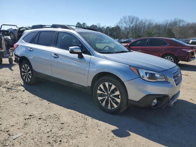 4S4BSANC7H3215506 - 2017 SUBARU OUTBACK 2.5I LIMITED SILVER photo 4