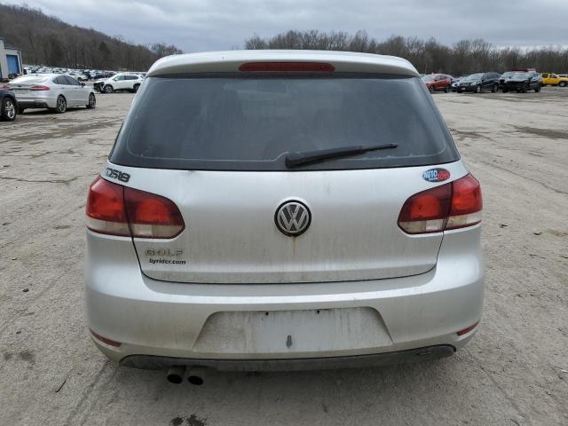 WVWBB7AJ7DW000700 - 2013 VOLKSWAGEN GOLF SILVER photo 6
