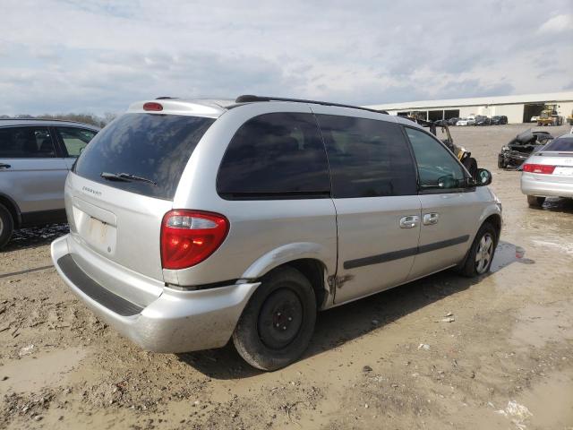 1D4GP45R35B421654 - 2005 DODGE CARAVAN SXT SILVER photo 3