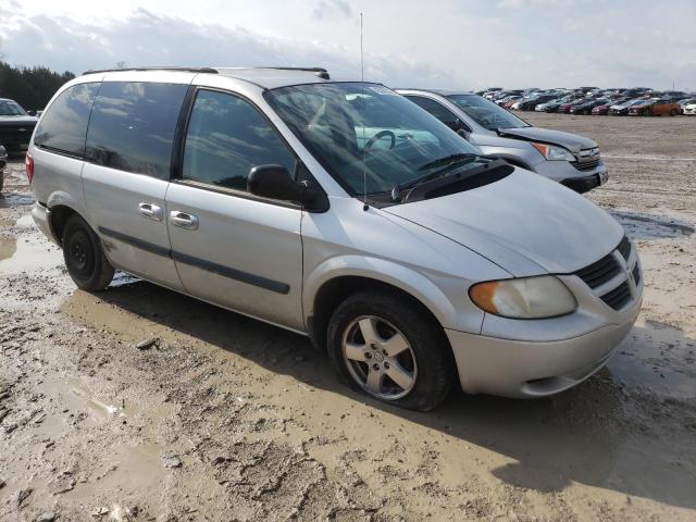 1D4GP45R35B421654 - 2005 DODGE CARAVAN SXT SILVER photo 4