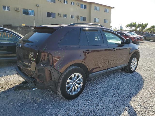 2FMDK3JC6ABB39096 - 2010 FORD EDGE SEL BURGUNDY photo 3