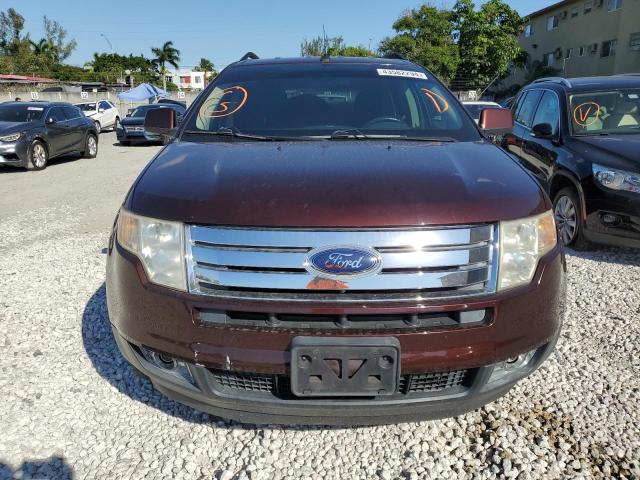 2FMDK3JC6ABB39096 - 2010 FORD EDGE SEL BURGUNDY photo 5