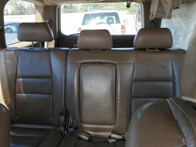 5FNYF28777B011460 - 2007 HONDA PILOT EXL TAN photo 10