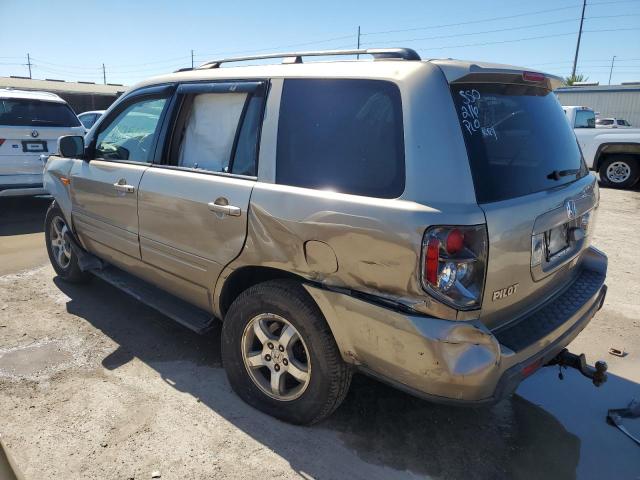 5FNYF28777B011460 - 2007 HONDA PILOT EXL TAN photo 2