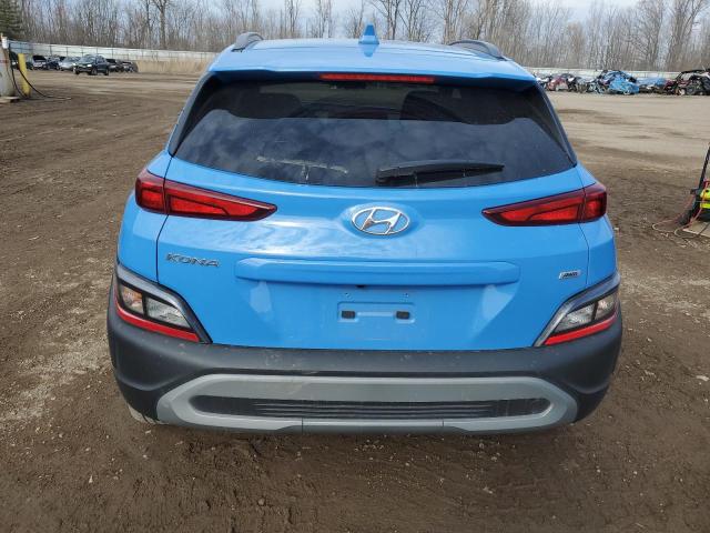 KM8K6CAB4NU901277 - 2022 HYUNDAI KONA SEL BLUE photo 6