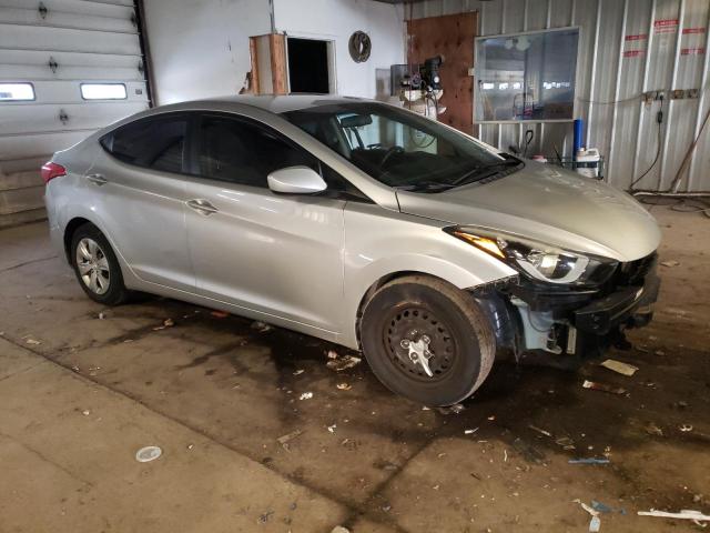 5NPDH4AE9GH719532 - 2016 HYUNDAI ELANTRA SE SILVER photo 4