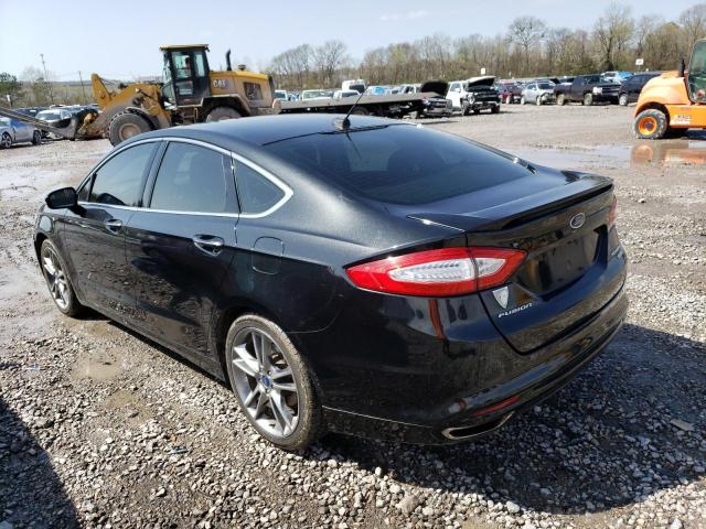 3FA6P0K91DR174219 - 2013 FORD FUSION TITANIUM BLACK photo 2