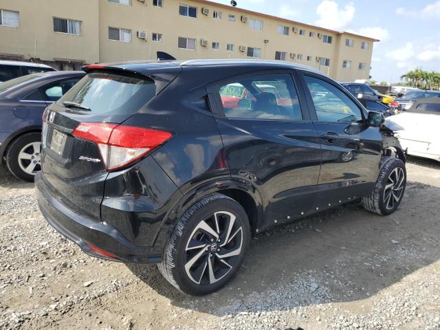 3CZRU5H16KG709336 - 2019 HONDA HR-V SPORT BLACK photo 3