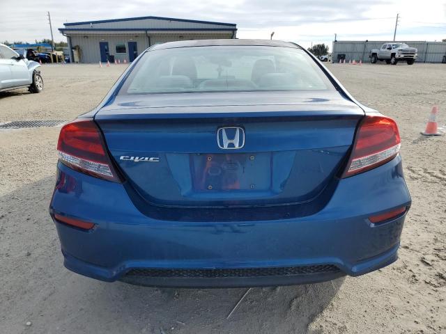 2HGFG3B51EH502326 - 2014 HONDA CIVIC LX BLUE photo 6