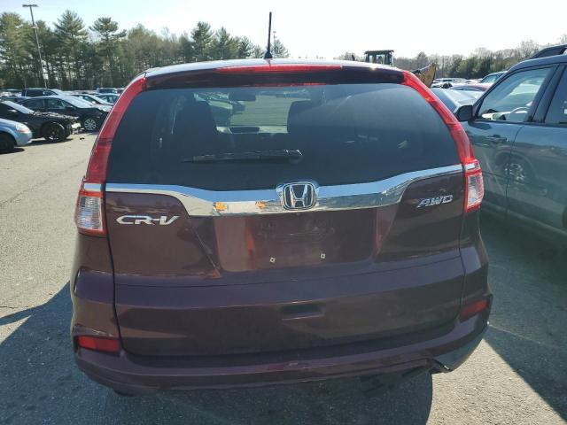 2HKRM4H5XGH717652 - 2016 HONDA CR-V EX RED photo 6