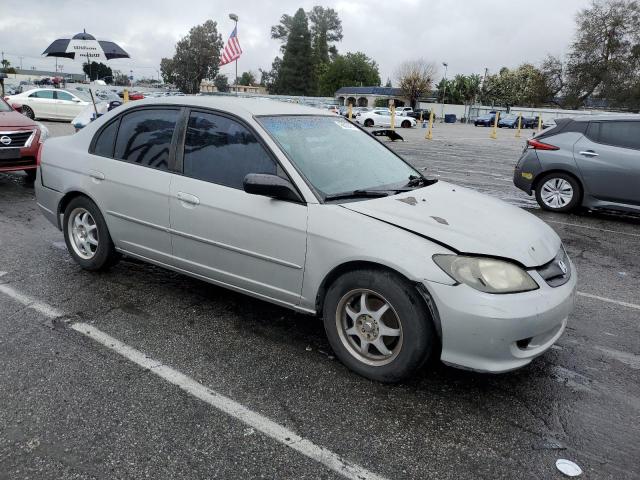 2HGES16504H583603 - 2004 HONDA CIVIC LX SILVER photo 4