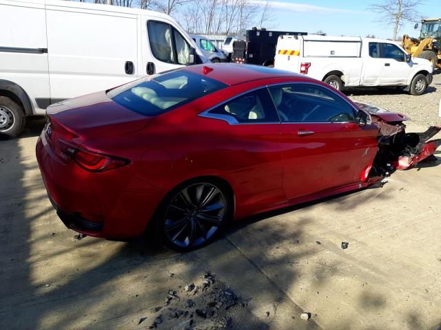 JN1FV7EL5JM631010 - 2018 INFINITI Q60 RED SPORT 400 RED photo 3