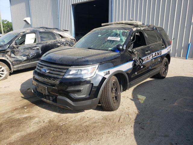 1FM5K8AR4JGB60575 - 2018 FORD EXPLORER POLICE INTERCEPTOR BLACK photo 1