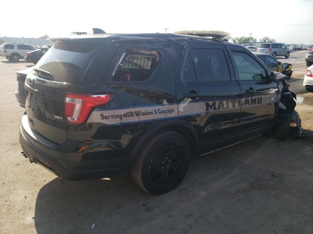 1FM5K8AR4JGB60575 - 2018 FORD EXPLORER POLICE INTERCEPTOR BLACK photo 3