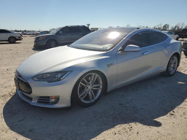 5YJSA1AG3DFP13103 - 2013 TESLA MODEL S GRAY photo 1