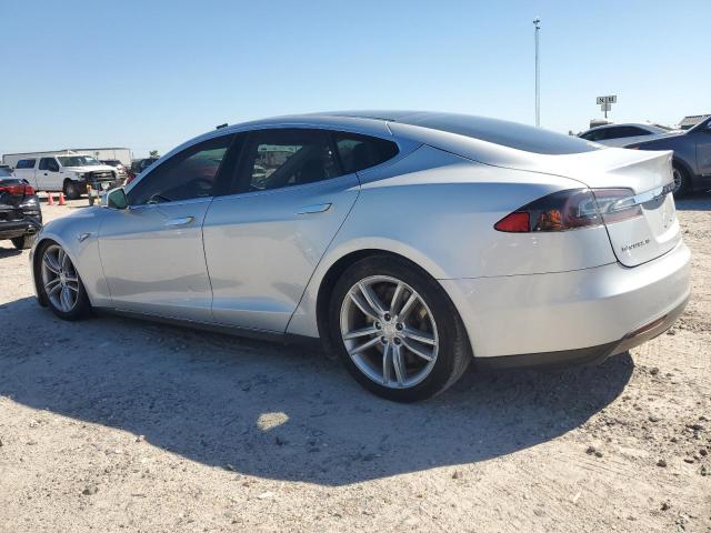 5YJSA1AG3DFP13103 - 2013 TESLA MODEL S GRAY photo 2