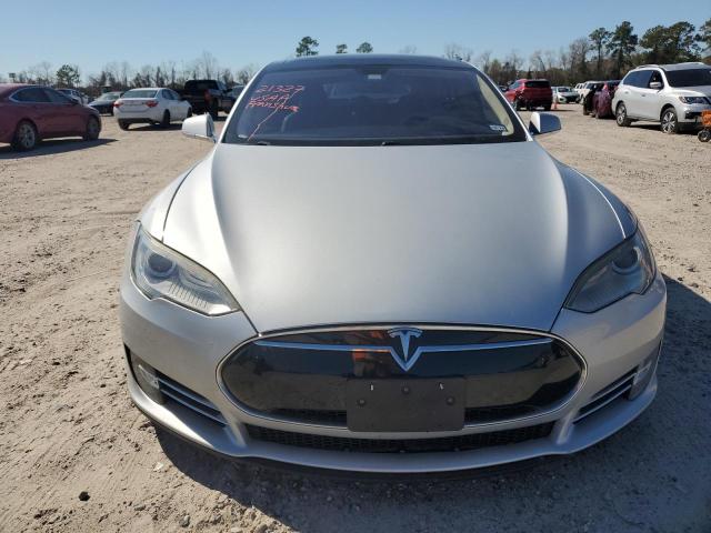 5YJSA1AG3DFP13103 - 2013 TESLA MODEL S GRAY photo 5