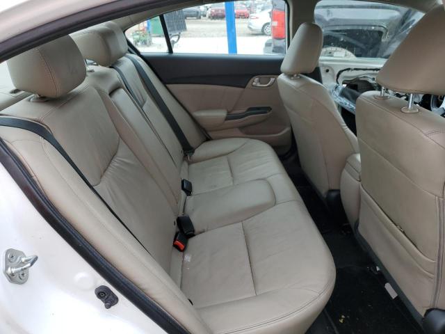 19XFB2F97FE262622 - 2015 HONDA CIVIC EXL WHITE photo 10