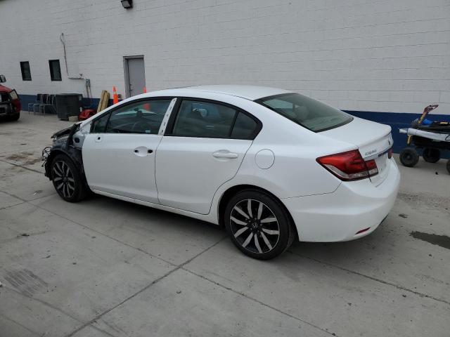 19XFB2F97FE262622 - 2015 HONDA CIVIC EXL WHITE photo 2