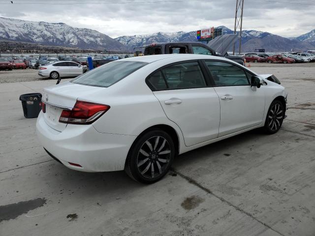 19XFB2F97FE262622 - 2015 HONDA CIVIC EXL WHITE photo 3
