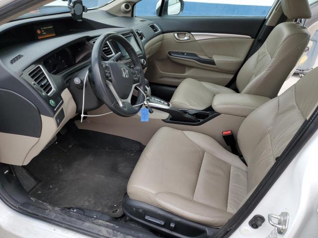 19XFB2F97FE262622 - 2015 HONDA CIVIC EXL WHITE photo 7