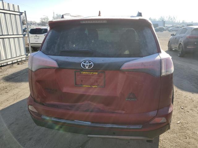 2T3RFREV7JW778176 - 2018 TOYOTA RAV4 ADVENTURE RED photo 6