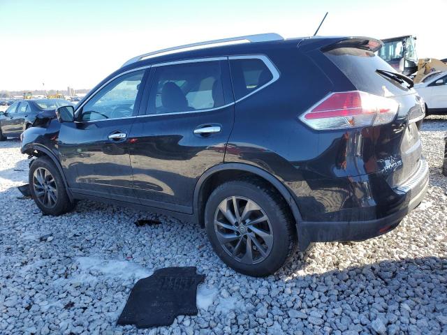 KNMAT2MV6GP682204 - 2016 NISSAN ROGUE S BLACK photo 2