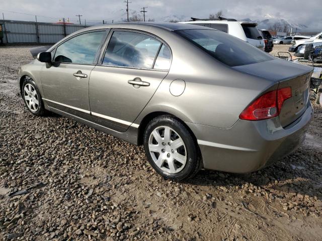 1HGFA16516L039852 - 2006 HONDA CIVIC LX GRAY photo 2