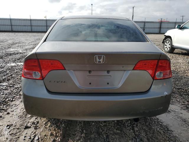 1HGFA16516L039852 - 2006 HONDA CIVIC LX GRAY photo 6