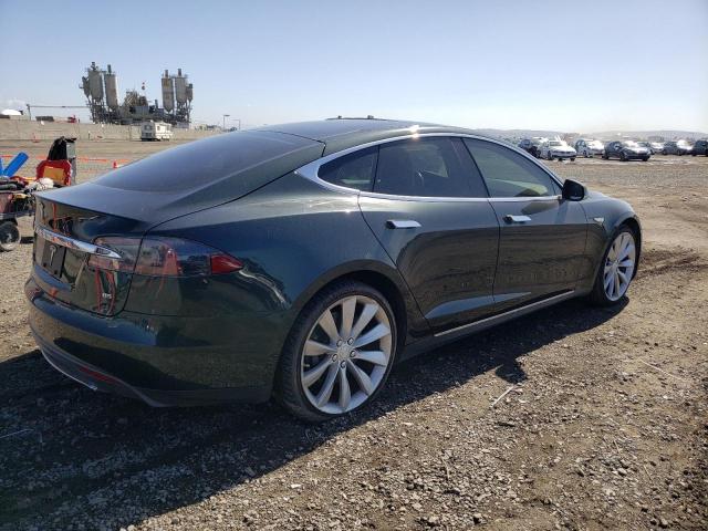 5YJSA1H15EFP65058 - 2014 TESLA MODEL S მწვანე ფოტო 3