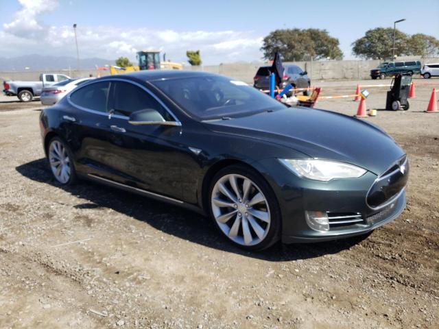 5YJSA1H15EFP65058 - 2014 TESLA MODEL S მწვანე ფოტო 4