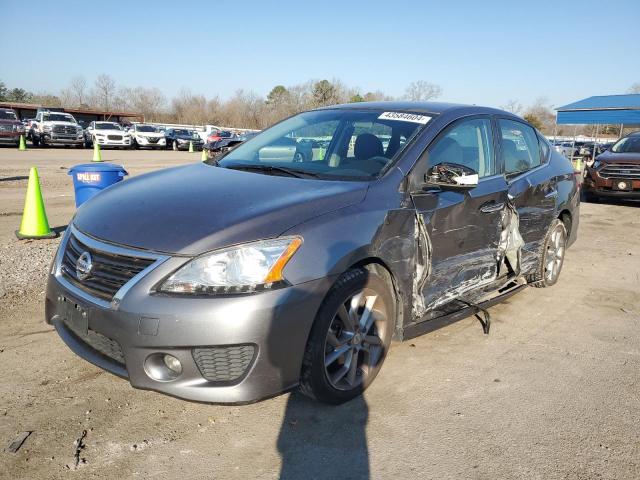 3N1AB7AP2FY242292 - 2015 NISSAN SENTRA S GRAY photo 1