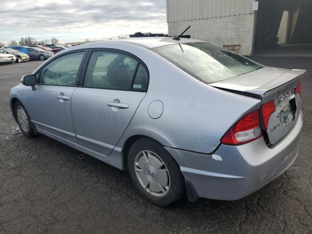 JHMFA3F23AS002606 - 2010 HONDA CIVIC HYBRID SILVER photo 2