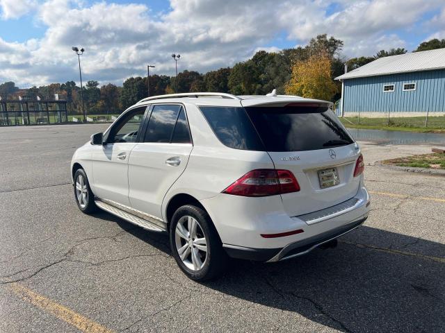 4JGDA5HB6FA453216 - 2015 MERCEDES-BENZ ML 350 4MATIC WHITE photo 3