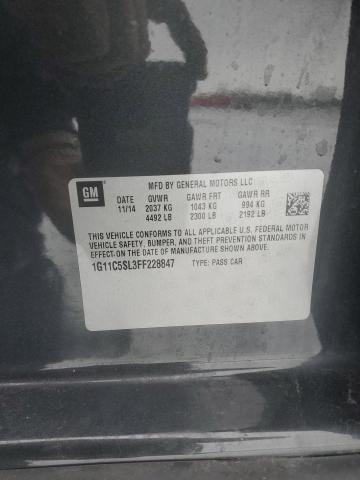 1G11C5SL3FF228847 - 2015 CHEVROLET MALIBU 1LT 黑色 照片 12