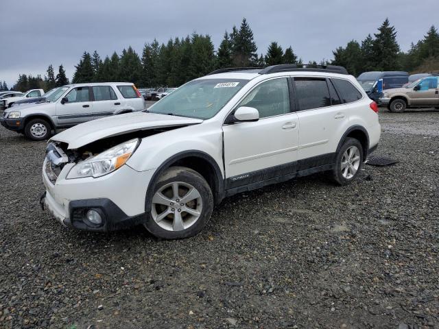 4S4BRBMC7E3298563 - 2014 SUBARU OUTBACK 2.5I LIMITED WHITE photo 1