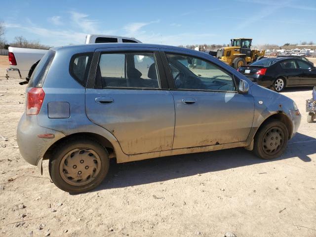 KL1TD66696B547854 - 2006 CHEVROLET AVEO BASE BLUE photo 3