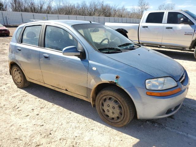 KL1TD66696B547854 - 2006 CHEVROLET AVEO BASE BLUE photo 4