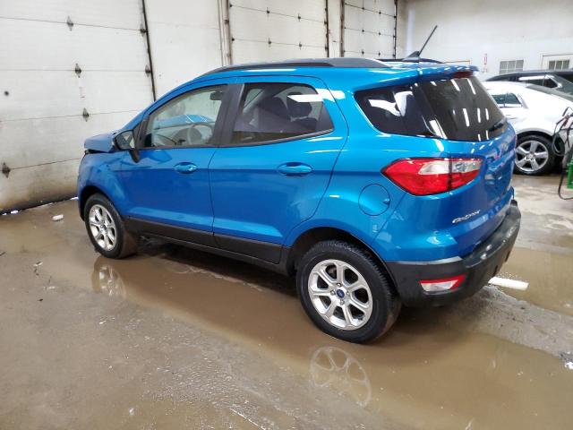 MAJ6S3GL1KC289192 - 2019 FORD ECOSPORT SE BLUE photo 2