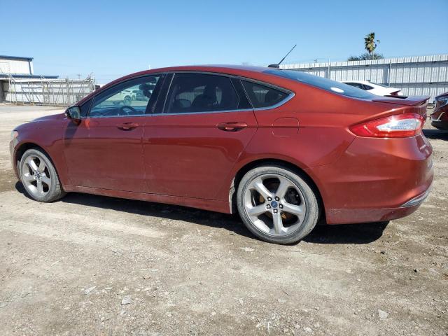 3FA6P0HD0ER149356 - 2014 FORD FUSION SE BROWN photo 2