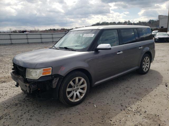 2FMGK5DC3ABA49876 - 2010 FORD FLEX LIMITED GRAY photo 1