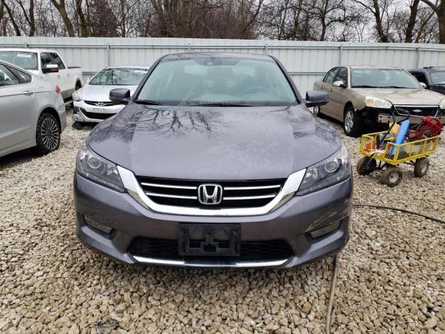 1HGCR3F85FA023604 - 2015 HONDA ACCORD EXL GRAY photo 5