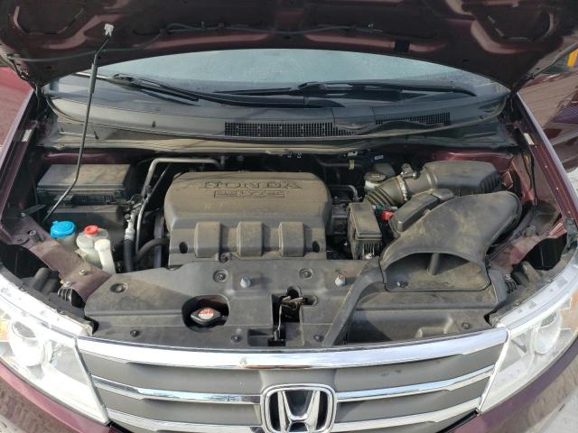 5FNRL5H91DB066031 - 2013 HONDA ODYSSEY TOURING MAROON photo 12