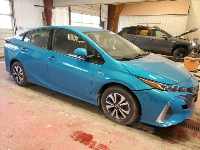 JTDKARFP6J3084906 - 2018 TOYOTA PRIUS PRIM 蓝色 照片 4