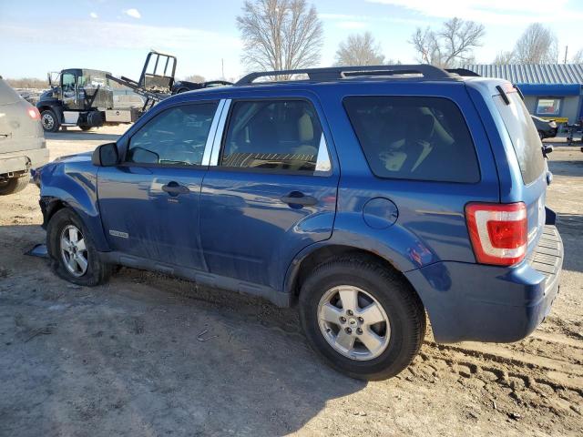 1FMCU93158KB43368 - 2008 FORD ESCAPE XLT BLUE photo 2